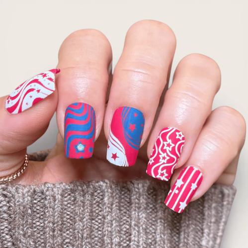 Maniology - Stamping Plate - Liberty Line #M703 - Nail Art at Beyond Polish