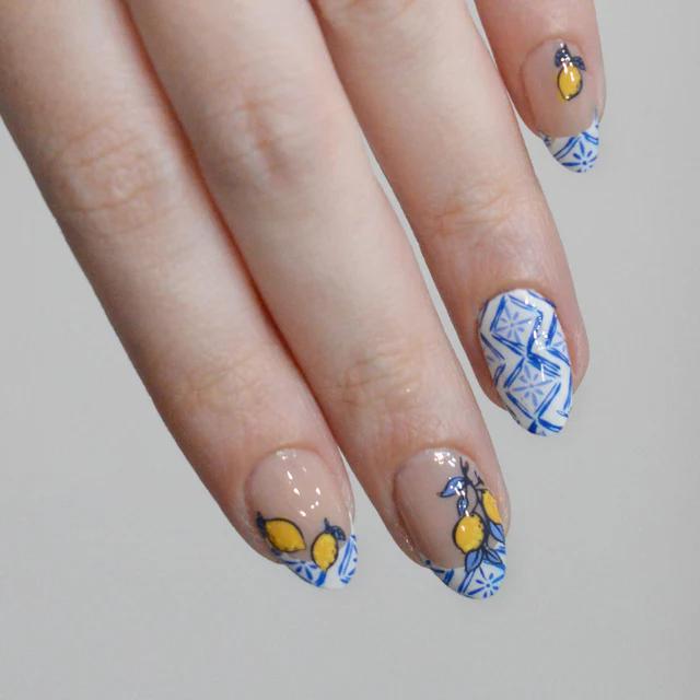 Maniology - Stamping Plate - Limoncello (M713) - Nail Art at Beyond Polish