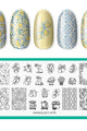 Maniology - Stamping Plate - Limoncello (M713) - Nail Art at Beyond Polish