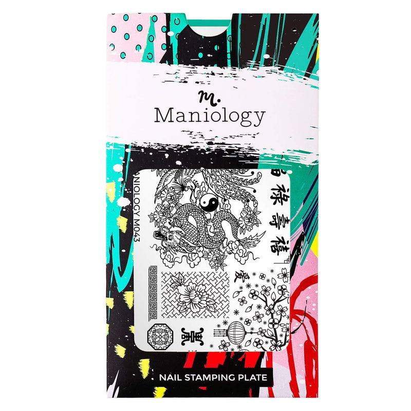 Maniology - Stamping Plate - Lunar New Year Occasions: Prosperity #M043 - Nail Art at Beyond Polish