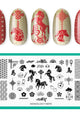 Maniology - Stamping Plate - Lunar New Year: Year Of The Horse (M670) - Manicure & Pedicure Tools at Beyond Polish