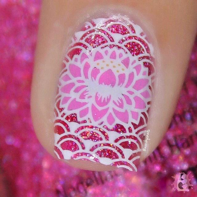 Maniology - Stamping Plate - Lunar New Years: Koi Pond #M112 - Nail Art at Beyond Polish