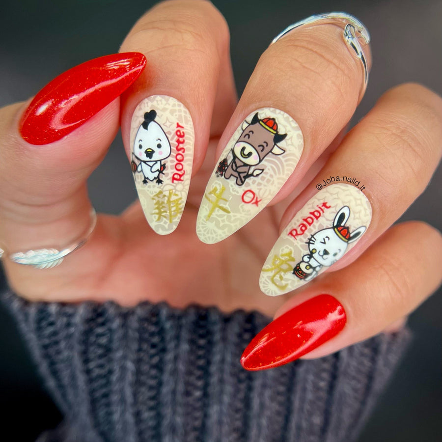 Maniology - Stamping Plate - Lunar Zodiac #M343 - Nail Art at Beyond Polish