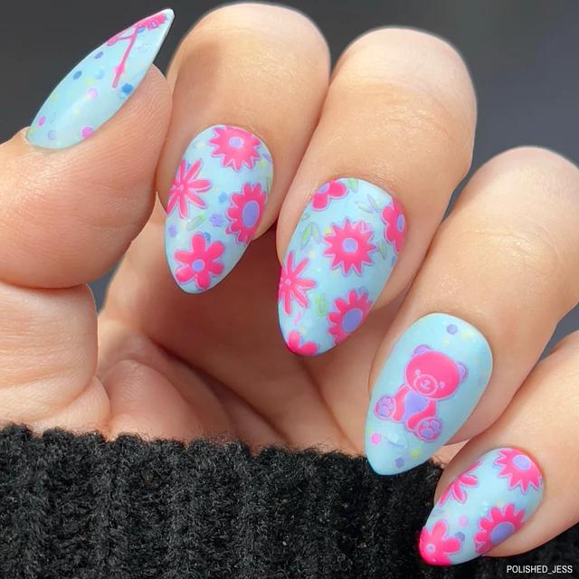 Maniology - Stamping Plate - Meadow Magic #M466 - Nail Art at Beyond Polish
