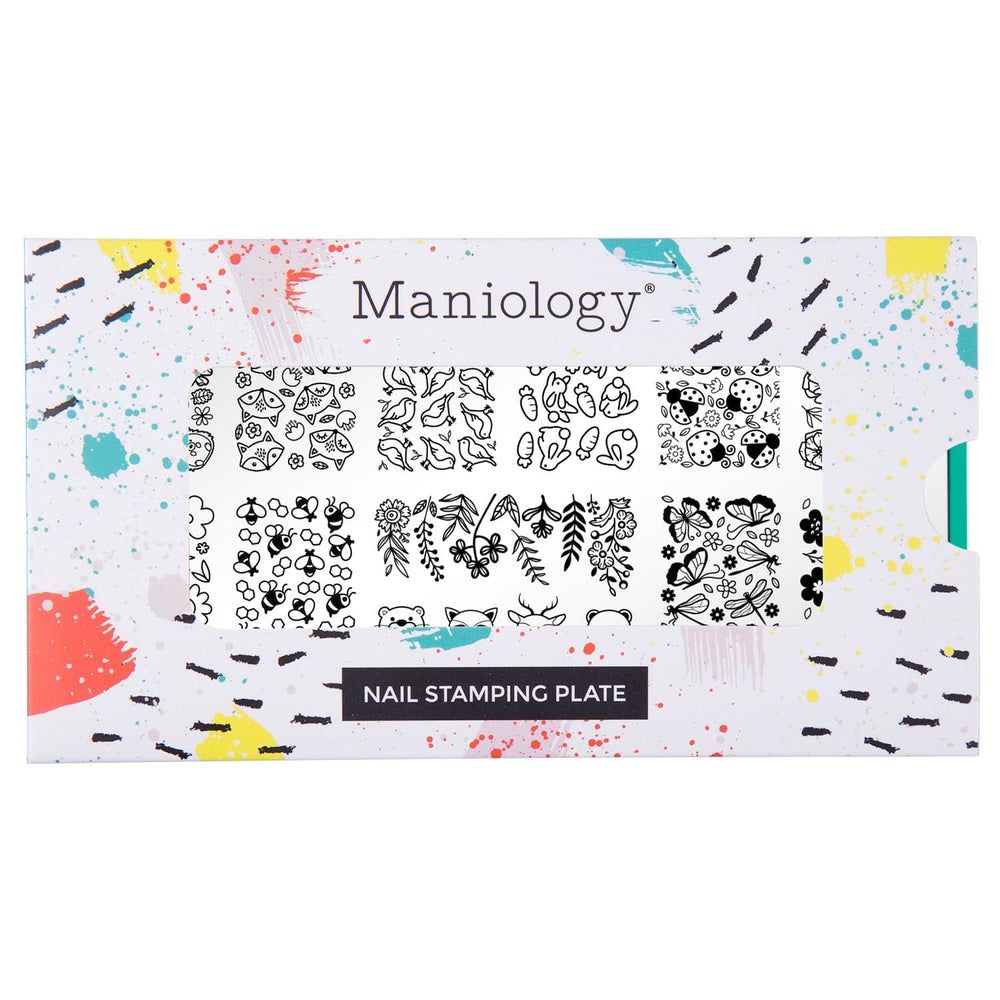 Maniology - Stamping Plate - Meadow Magic #M466 - Nail Art at Beyond Polish
