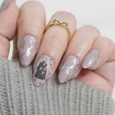 Maniology - Stamping Plate - Midnight Ball (M579) - Nail Art at Beyond Polish