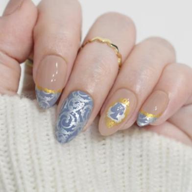 Maniology - Stamping Plate - Midnight Ball (M579) - Nail Art at Beyond Polish
