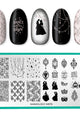 Maniology - Stamping Plate - Midnight Ball (M579) - Nail Art at Beyond Polish