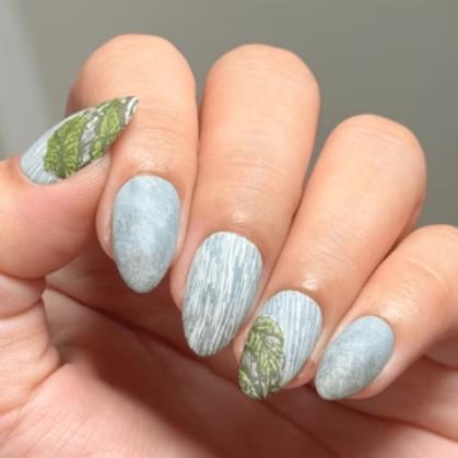Maniology - Stamping Plate - Misty Mornings (M575) - Nail Art at Beyond Polish