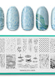 Maniology - Stamping Plate - Misty Mornings (M575) - Nail Art at Beyond Polish