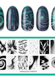 Maniology - Stamping Plate - Northern Glow: Aurora Veil (Mxm173) - Nail Art at Beyond Polish