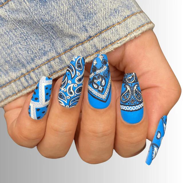 Maniology - Stamping Plate - Paisley Patchwork (M429) - Nail Art at Beyond Polish
