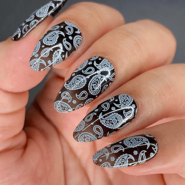 Maniology - Stamping Plate - Paisley Patchwork (M429) - Nail Art at Beyond Polish