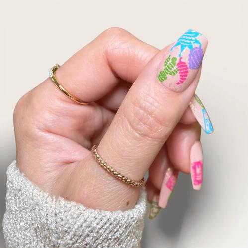 Maniology - Stamping Plate - Party Animal #M700 - Nail Art at Beyond Polish