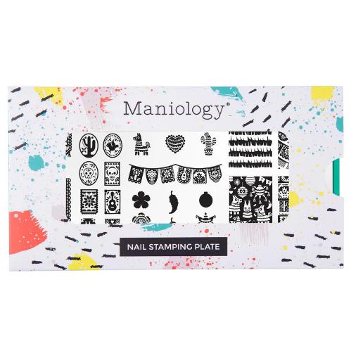 Maniology - Stamping Plate - Party Animal #M700 - Nail Art at Beyond Polish