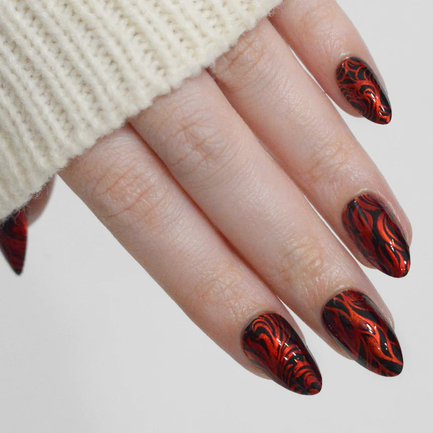 Maniology - Stamping Plate - Polished Swirls - M658 - Manicure & Pedicure Tools at Beyond Polish