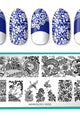 Maniology - Stamping Plate - Porcelain #M252 - Nail Art at Beyond Polish