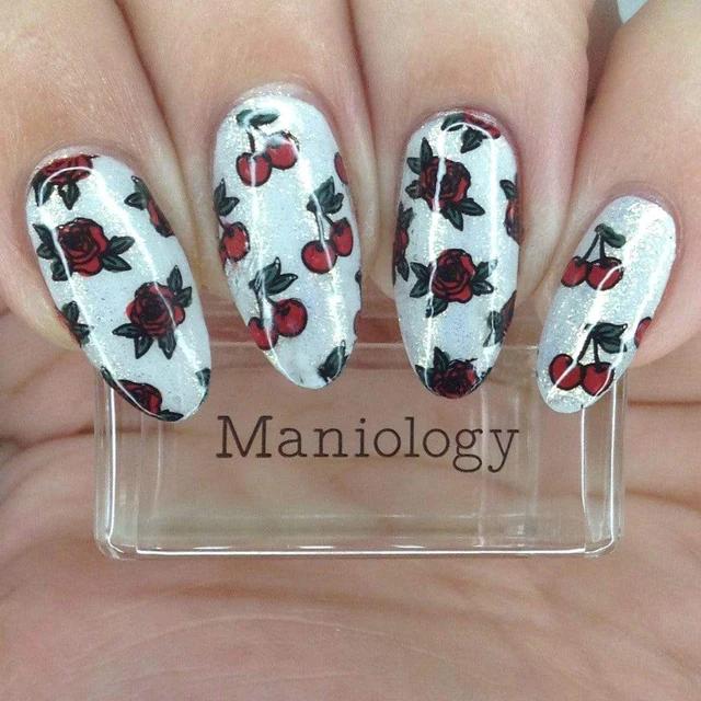 Maniology - Stamping Plate - Rockabilly #M228 - Nail Art at Beyond Polish