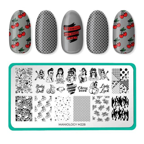 Maniology - Stamping Plate - Rockabilly #M228