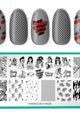Maniology - Stamping Plate - Rockabilly #M228 - Nail Art at Beyond Polish