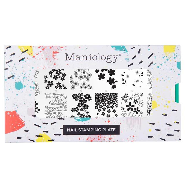 Maniology - Stamping Plate - Sakura Showers (M663) - Nail Stamping Plate - Nail Art at Beyond Polish