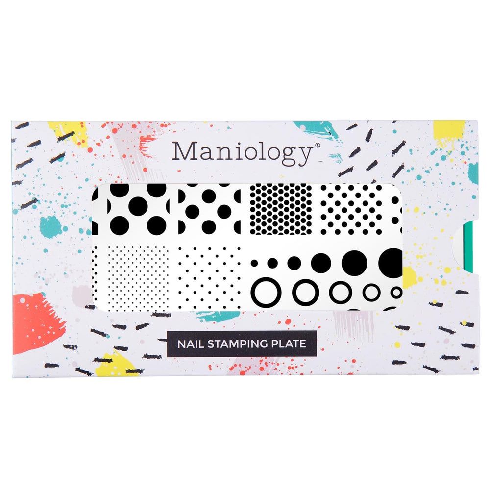 Maniology - Stamping Plate - Seeing Spots #M475 - Nail Art at Beyond Polish