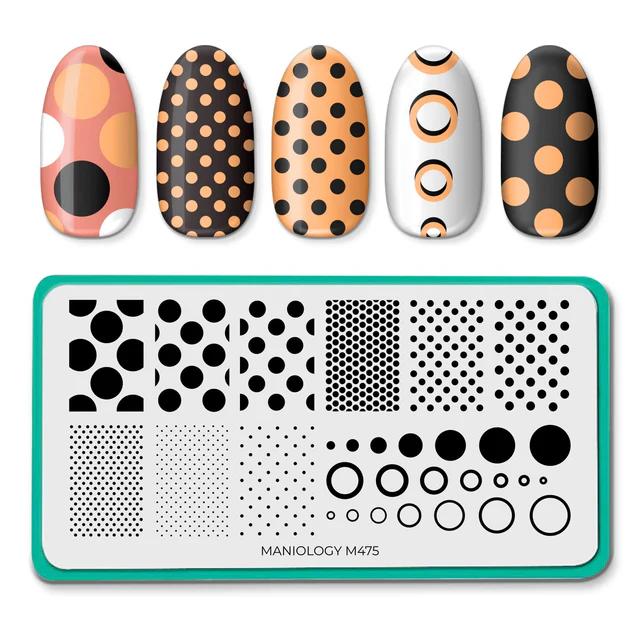 Maniology - Stamping Plate - Seeing Spots #M475 - Nail Art at Beyond Polish
