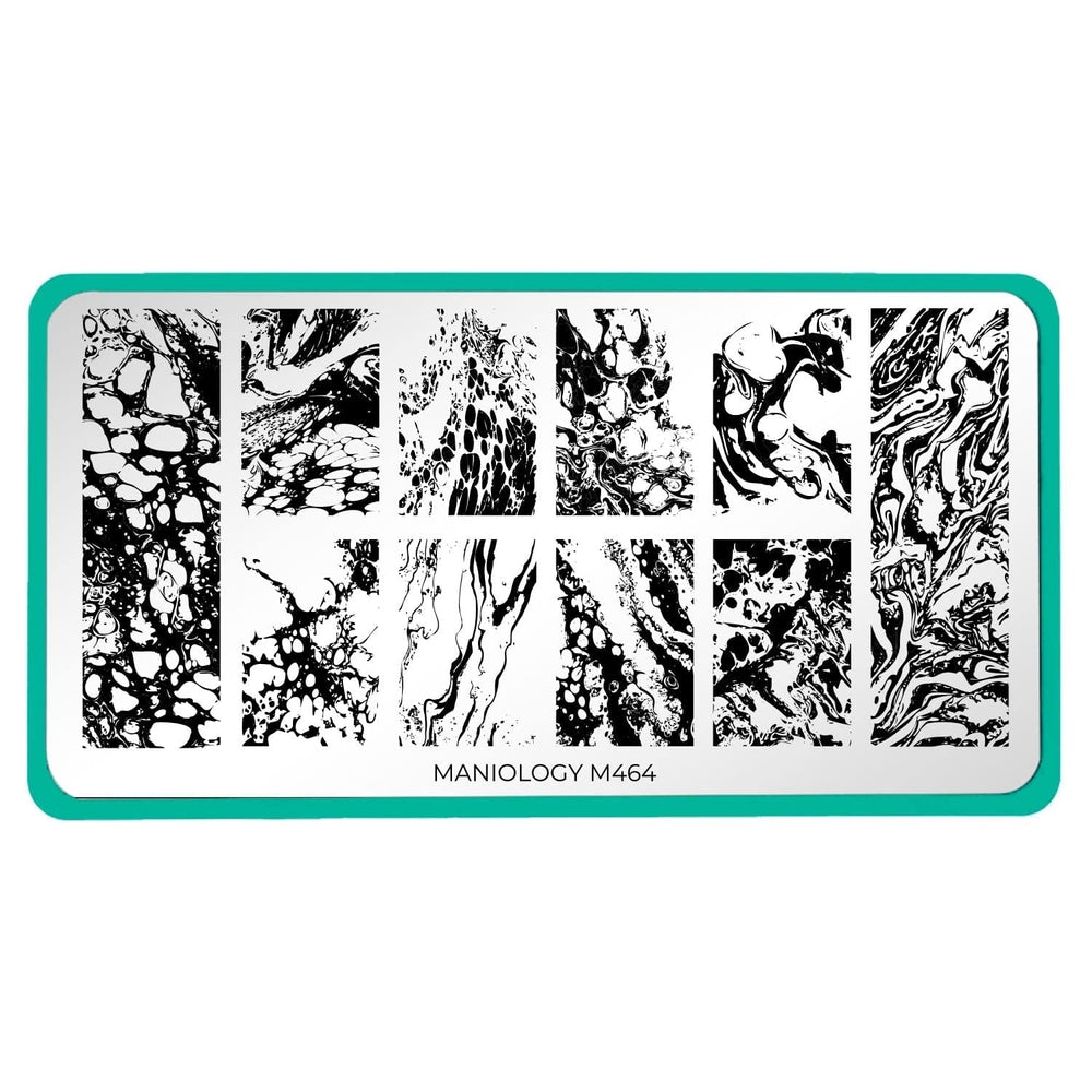 Maniology - Stamping Plate - Special FX: Fluid Art #M464 - Nail Art at Beyond Polish