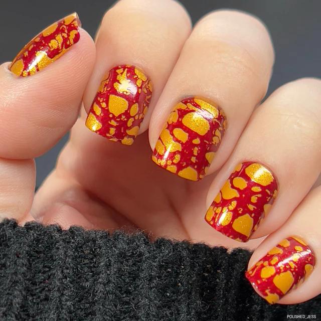 Maniology - Stamping Plate - Special FX: Fluid Art #M464 - Nail Art at Beyond Polish