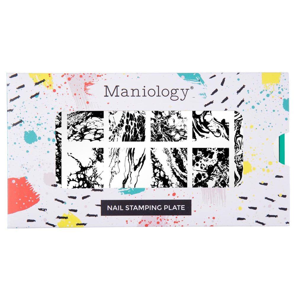Maniology - Stamping Plate - Special FX: Fluid Art #M464 - Nail Art at Beyond Polish