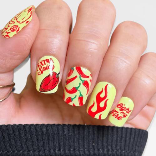 Maniology - Stamping Plate - Spice Of Life #M699 - Nail Art at Beyond Polish