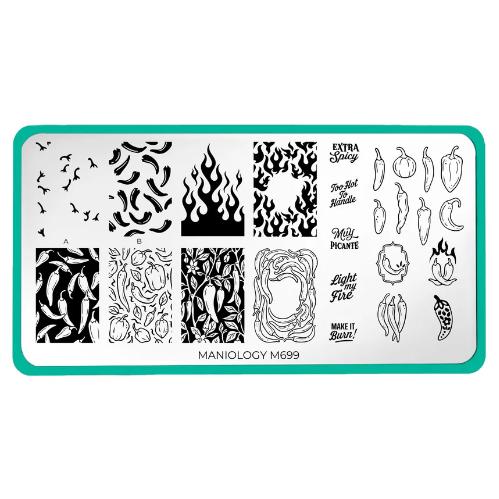 Maniology - Stamping Plate - Spice Of Life #M699 - Nail Art at Beyond Polish
