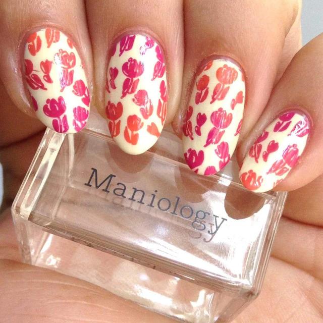 Maniology - Stamping Plate - Spring Occasions: Bunny Hop #M048 - Nail Art at Beyond Polish