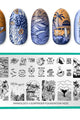 Maniology - Stamping Plate - Stamp For A Cause: Surfrider Foundation Oahu (M232) - Manicure & Pedicure Tools at Beyond Polish