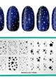 Maniology - Stamping Plate - Star Showers (M586) - Nail Art at Beyond Polish