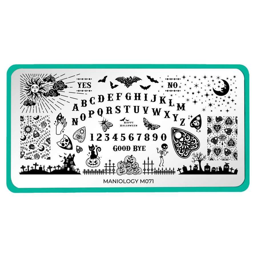 Maniology - Stamping Plate - Supernatural: The Spirit Speaks #M071 - Nail Art at Beyond Polish