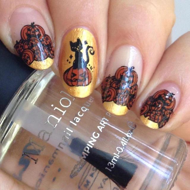 Maniology - Stamping Plate - Supernatural: The Spirit Speaks #M071 - Nail Art at Beyond Polish