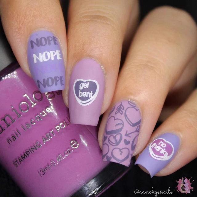 Maniology - Stamping Plate - Valentine's Day Occasions: Love Bites #M180 - Nail Art at Beyond Polish