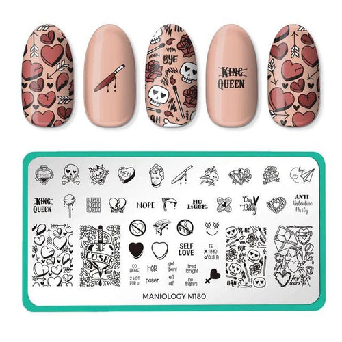 Maniology - Stamping Plate - Valentine's Day Occasions: Love Bites #M180