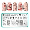 Maniology - Stamping Plate - Valentine's Day Occasions: Paper Hearts #M181