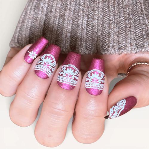 Maniology - Stamping Plate - Villa Mosaic #M696 - Nail Art at Beyond Polish