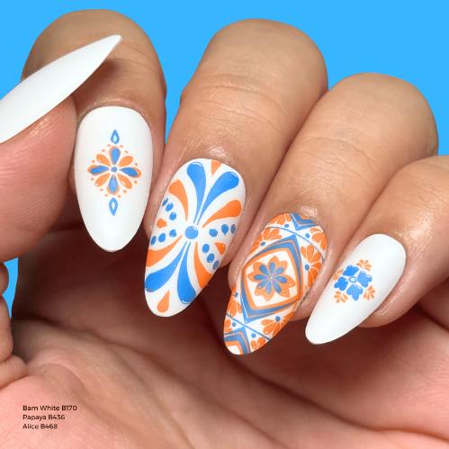 Maniology - Stamping Plate - Villa Mosaic #M696 - Nail Art at Beyond Polish