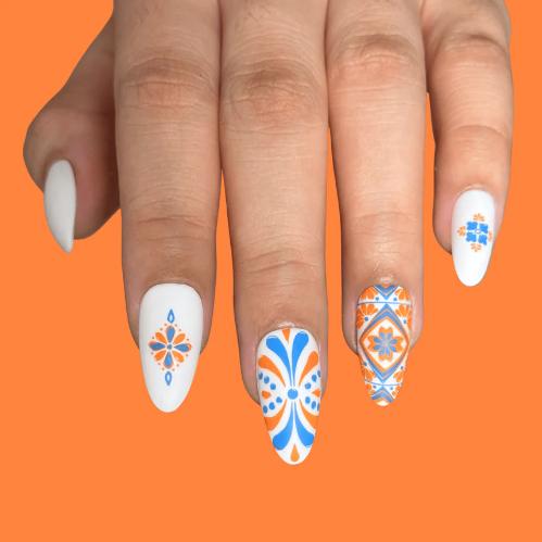 Maniology - Stamping Plate - Villa Mosaic #M696 - Nail Art at Beyond Polish