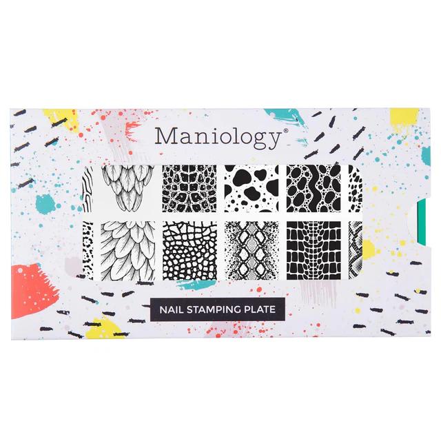 Maniology - Stamping Plate - Wild Instincts (M708) - Nail Art at Beyond Polish