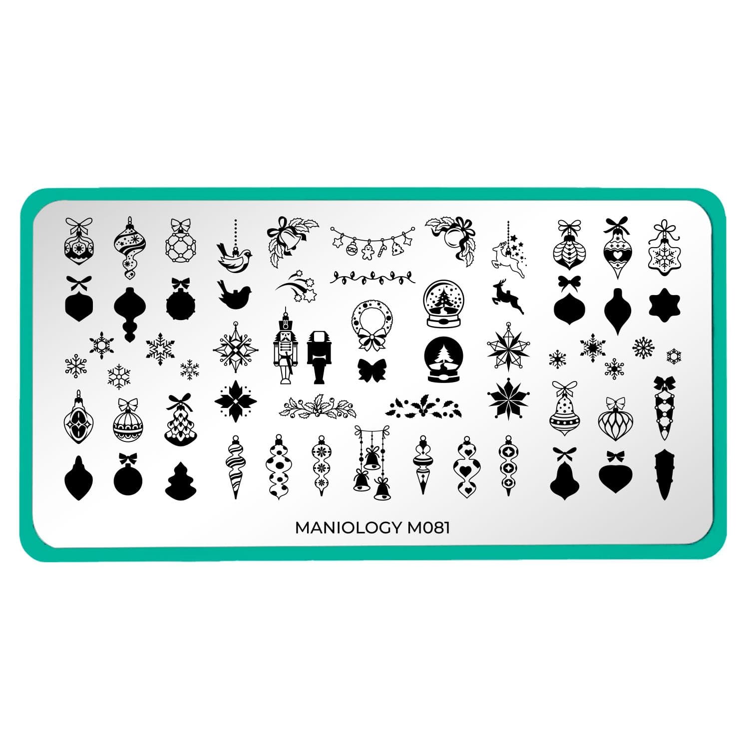 Maniology - Stamping Plate - Winter Layers: Holiday Best #M081 - Nail Art at Beyond Polish