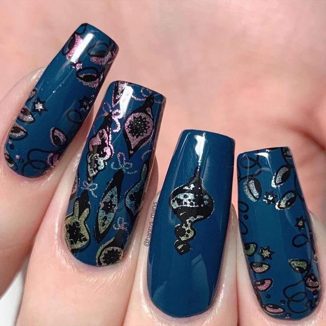 Maniology - Stamping Plate - Winter Layers: Holiday Best #M081 - Nail Art at Beyond Polish