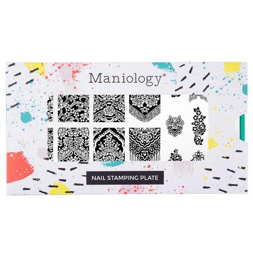 Maniology - Stamping Plate - Wrapped in Wool (M685) - Manicure & Pedicure Tools at Beyond Polish