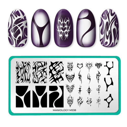 Maniology - Stamping Plate - Y2K Tattoo (M538)
