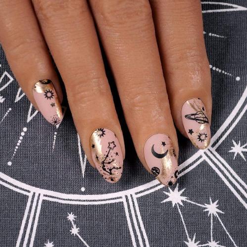 Maniology - Sun Sign Titanium Gold Mirror Chrome Nail Art Powder - Nail Art at Beyond Polish