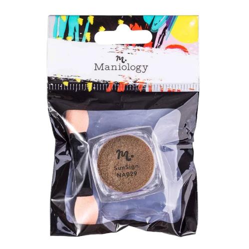 Maniology - Sun Sign Titanium Gold Mirror Chrome Nail Art Powder - Nail Art at Beyond Polish